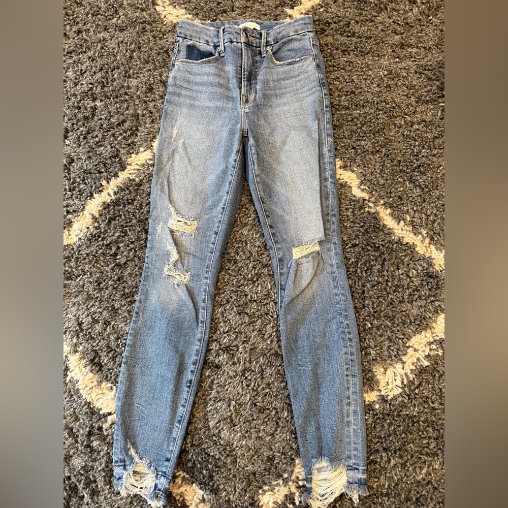 Good American skinny jeans size 25/0 EUC